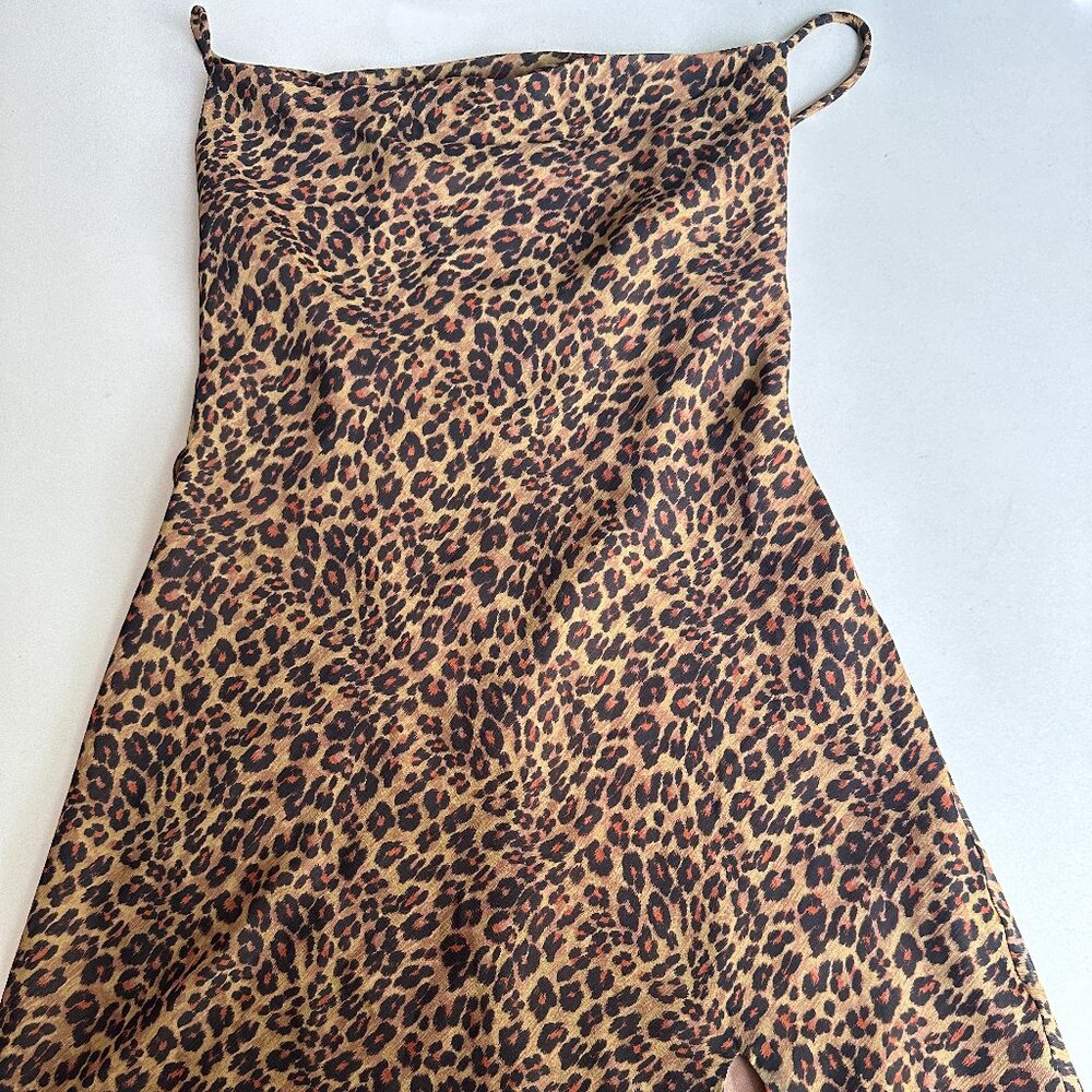 Staud Leopard Print Mini (Sz M)